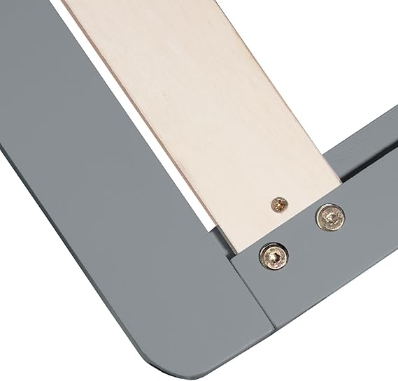 Wooden Pallet Bed 140x200 Grey with Slatted Base – Bild 3